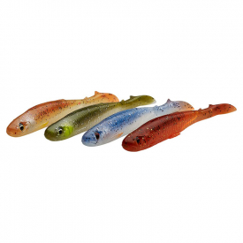 Savage Gear Slender Scoop Shad (4-pack) 11cm 7g - Clear Water Mix