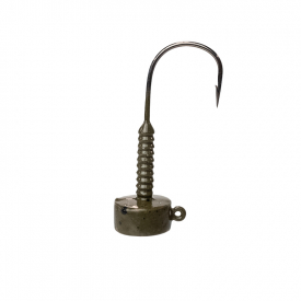 Lunker City Ned Head Green Pumpkin 4-pack, 7gr - 2/0