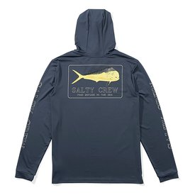 Salty Crew Golden Mahi Hood Sunshirt Blue Fin