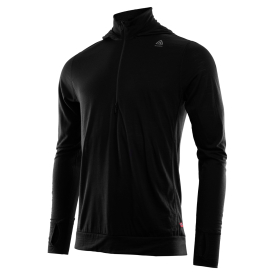 Aclima LightWool 140 Hoodie M's Jet Black