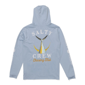Salty Crew Tailed Hood Sunshirt Blue Fog