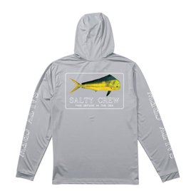 Salty Crew Golden Mahi Hood Sunshirt Silver