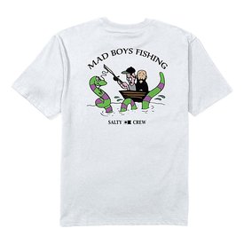 Salty Crew X Mad Boys Pont Neuf Tee White