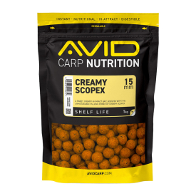 Avid Creamy Scopex Boilies - 1kg
