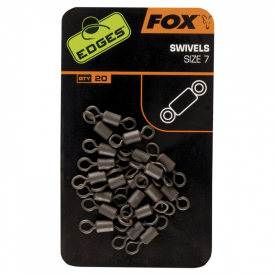 Fox Edges Swivels Standard Size 7 20-pack