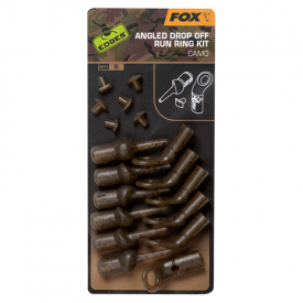 Fox Edges Camo Angled Drop Off Run Rig Kit 6-pack