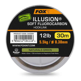 Fox Edges Illusion Soft Fluorocarbon Hooklink 30m