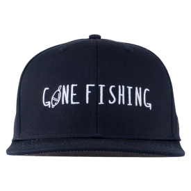 SQRTN Gone Fishing Cap Black