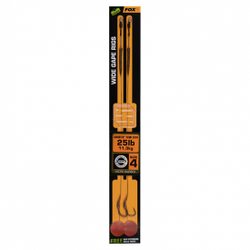 Fox Edges Wide Gape 4 - 25lb Camotex Semi Stiff (2-pack)
