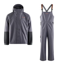 Grundéns Men's Deepwater 2L Fishing Jacket & Bib Set Anchor