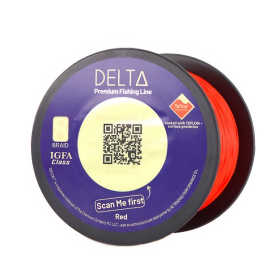 DELTA Teflon X8 Braid Red 300m