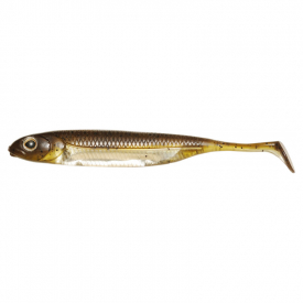 Fish Arrow Flash J Shad 4'' (6-pack) - #01 Green Pumpkin/Silver