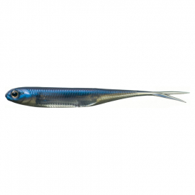 Fish Arrow Flash J Split 4'' (6-pack) - #04 Pro Blue/Silver