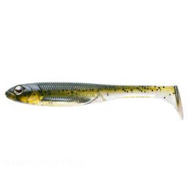 Fish Arrow Flash-J Shad 4.5'' (5-pack) - #02 Watermelon/Silver
