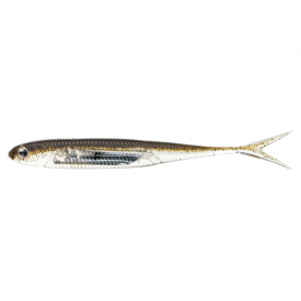 Fish Arrow Flash J Split 7'' (3-pack) - #F01 Green Pumpkin/Silver F