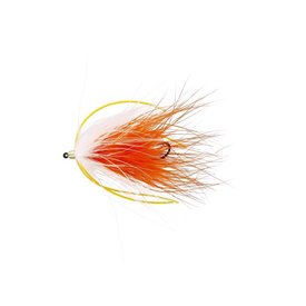 Marabou Worm White/Orange # 10