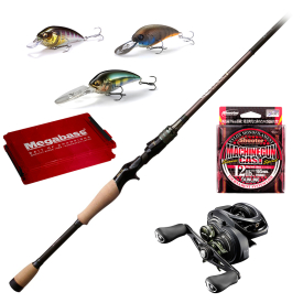 Megabass Orochi X10 F4-68XT Jabberwock Super-Z Crank Combo