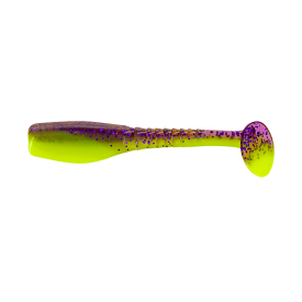 Big Bite Baits SW Crappie Minnr 5cm (10-pack) - Purple/Opaque Chartreuse