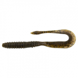 Keitech Mad Wag Mini 8,9cm (10-pack) - Green Pumpkin PP.