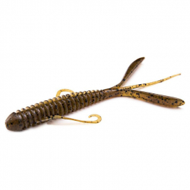 Keitech Hog Impact 8,9cm (10-pack) - Green Pumpkin PP.