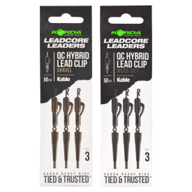Korda Leadcore Leader-Hybrid Lead Clip QC Swivel