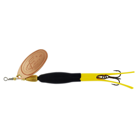 Westin Fc Downstream #5 40g - Black/Flouro Yellow Copper Blade