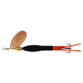 Westin Fc Downstream #4 30g - Black/Flouro Orange Copper Blade