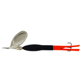 Black/Flouro Orange Silver Blade