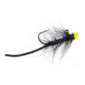Umpqua Balanced Leather Leech Nano #12 - Black/Chartreuse