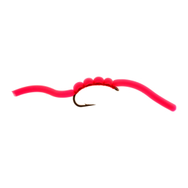 Umpqua Squirmy Wormie - Bloodred 