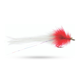 Umpqua Pike Snake Red/White #3/0