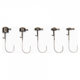 X Zone Ned Rig Head Green Pumpkin 2/0, 1.7g (5-pack)