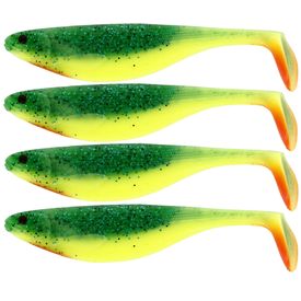 Westin ShadTeez 7 cm Fireflake 4-pack