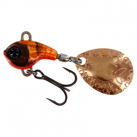 Westin DropBite Tungsten Spin Tail Jig 1,6cm 7g - Fire Craw