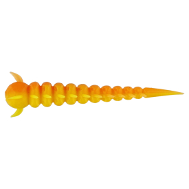 Westin Greedy Worm 5,5cm Garlic/Cheese (10-pack) - Orange/Yellow