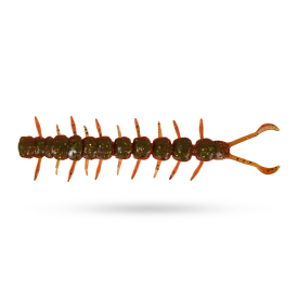 Westin Centipede Creaturebait 9,5cm, 4g (4-Pack) - Motoroil Moss