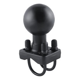 RAM Double U-Bolt Ball Base for 1'' - 1.25'' Rails (Unpacked)