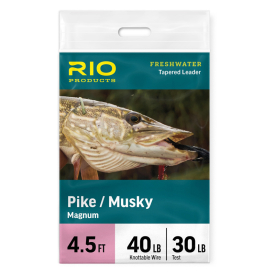 Rio Pike/Musky Stealth Leader 6ft