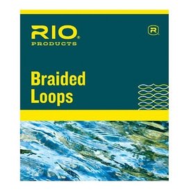 RIO Braided Loops Orange 4-pack W/Tubing