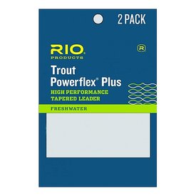 RIO PowerflexPlus Leader 9ft 6X 0,12mm/1,8kg 2-pack