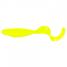 Z-Man Scented Curly Tailz 10cm (5-pack) - Hot Chartreuse