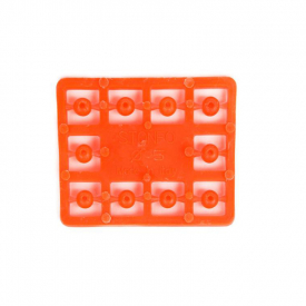 Attractor beads 5mm - Fl. Red