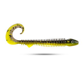 Scout RibTail 10cm, 2g (8pcs) - Muddy Chartreuse