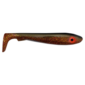 SvartZonker Big McRubber 25cm (2-pack) - Copper Shad by Snoken
