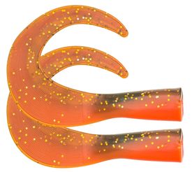 SvartZonker BigTail Junior C23 Motoroil/Fl.Orange 2-pack