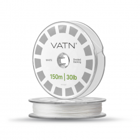 VATN Braided Backing White - 20lb 50m