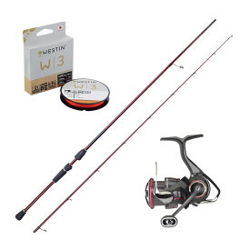 Westin W6 Finesse TC 7'1''/213cm ML 5-15g & Daiwa Fuego Combo
