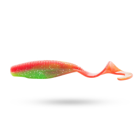 Z-man StreakZ Curly TailZ 4'' (5-pack) - Nuked Chicken Glow