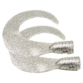 SvartZonker Big Tail (2-pack) - Silverglitter