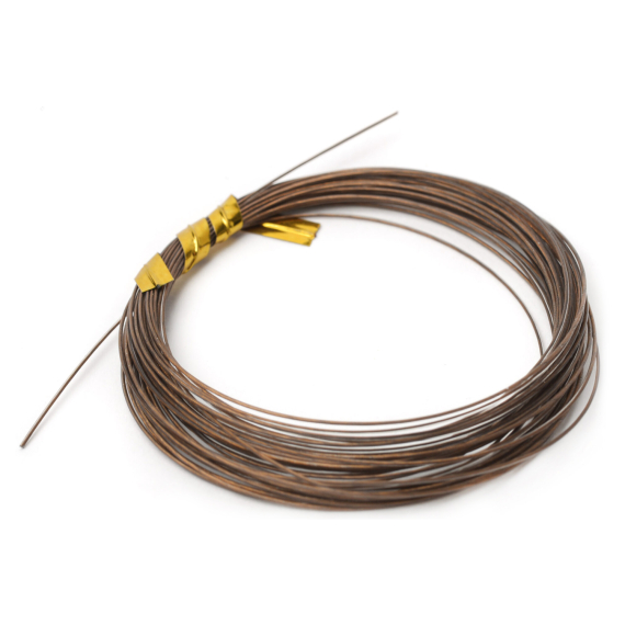 Partridge Bauer Pike Leader Wire 60lb - Brown i gruppen Krok & Småplock / Tafsar & Tafsmaterial / Tafsmaterial hos Fishline (ph-aw49-60-5b)